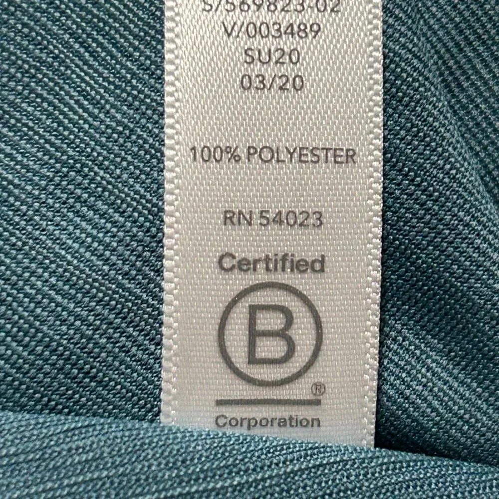 Athleta Long Sleeve Crew Neck Top Teal Blue XL Relaxed FitAthleta - Picture 7 of 7